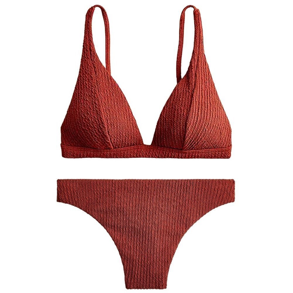NWT J.Crew Two Piece Textured Bikini Set XXL